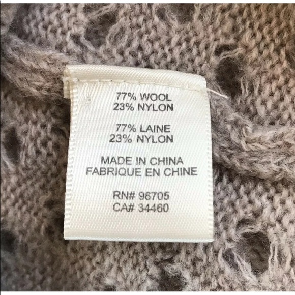 Rebecca Taylor Lt Tan Open Knit Pullover Sweater - Picture 5 of 7